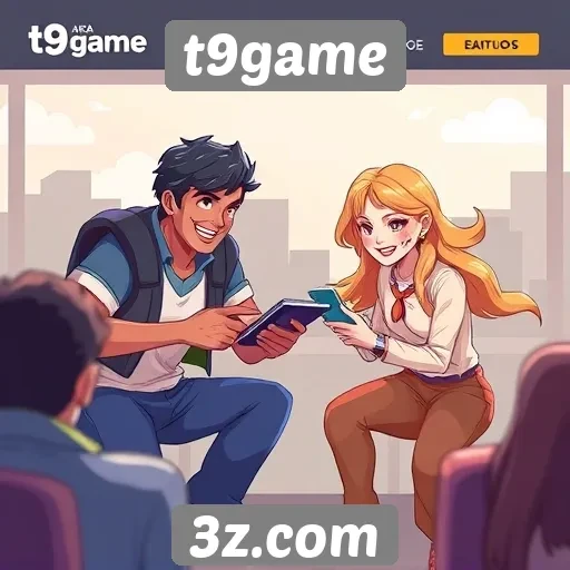 novos recursos de interação no site t9game